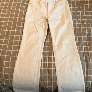 Madewell Mid-Rise Kick Out Jeans White Size 23